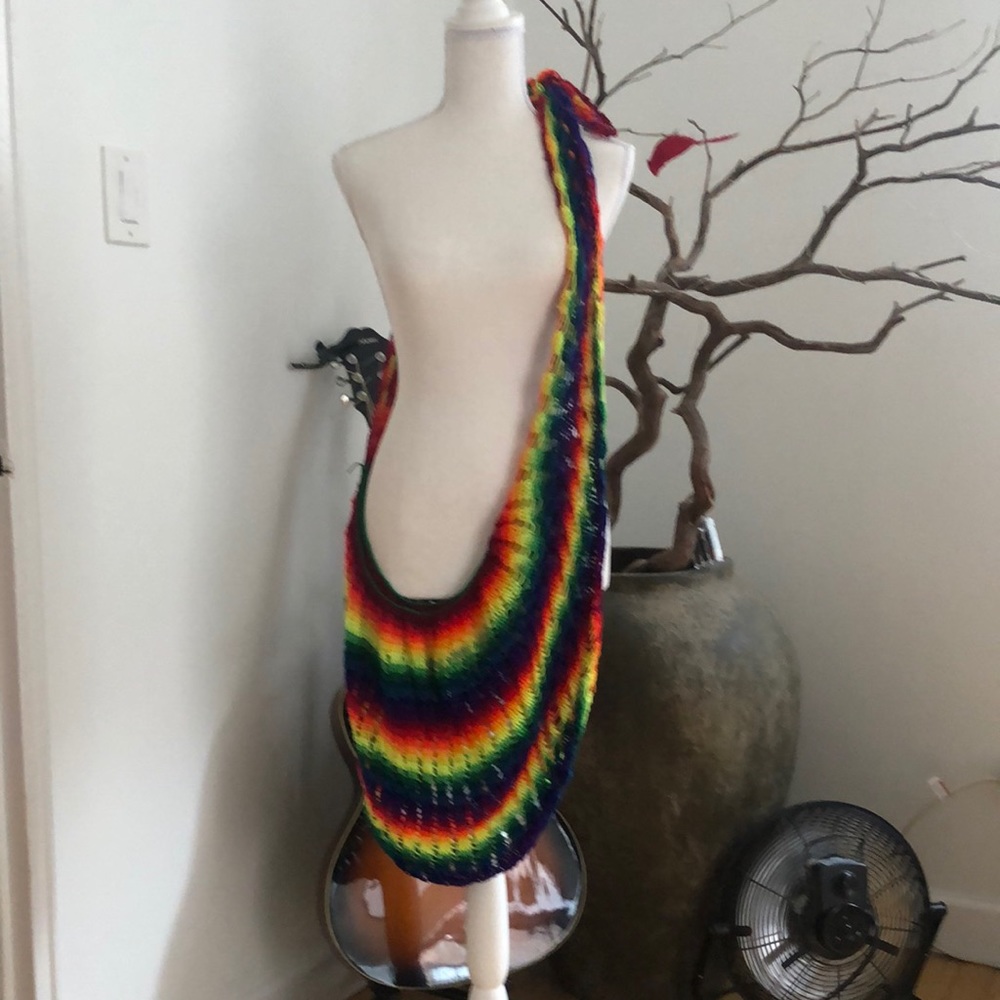 Multicolor bilum bag